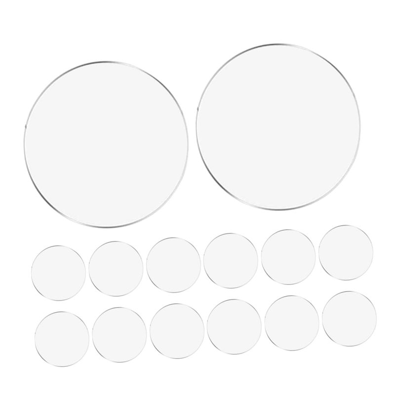 Unomor 30pcs 3 Inch Clear Acrylic Circles for DIY Craft Photo Frames and Party Decorations - Image 1